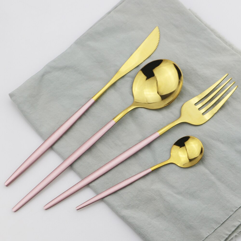 Set De Cubiertos Modernos Para Mesa | Vajilla Contemporánea De Servicio-Flatware-SeemSeem