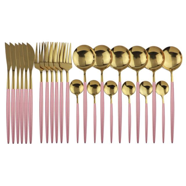 Set De Cubiertos Modernos Para Mesa | Vajilla Contemporánea De Servicio-Flatware-SeemSeem