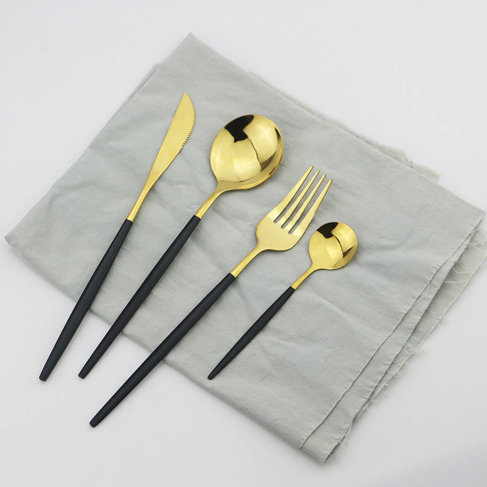 Set De Cubiertos Modernos Para Mesa | Vajilla Contemporánea De Servicio-Flatware-SeemSeem