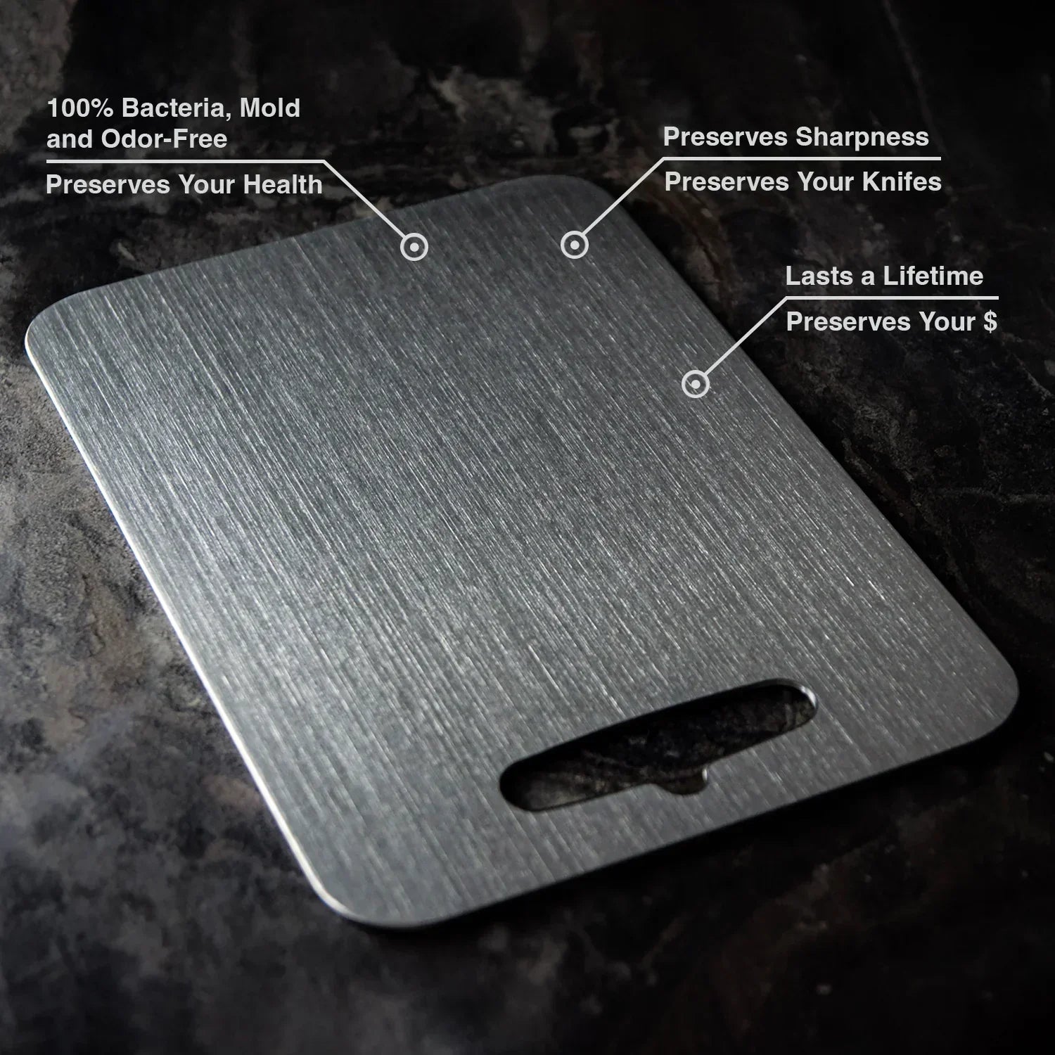 Tabla de Corte de Acero Inoxidable | Superficie Rectangular Para Cocina-cutting-SeemSeem