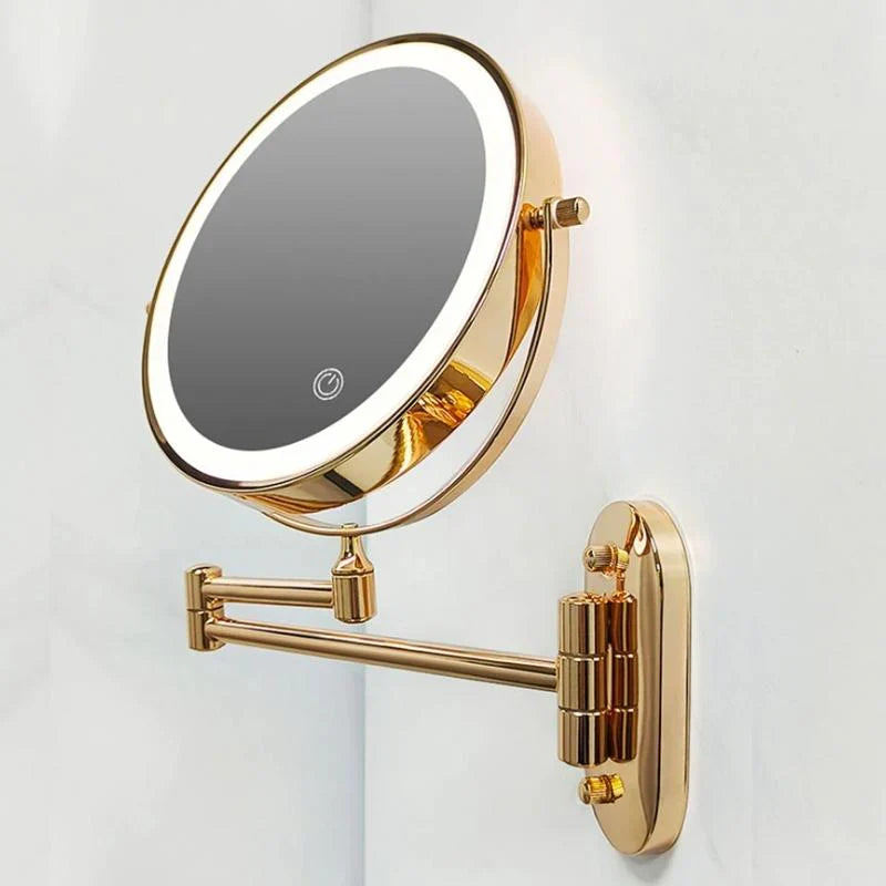 Espejo cosmético de pared con iluminación LED y aumento - Image 7