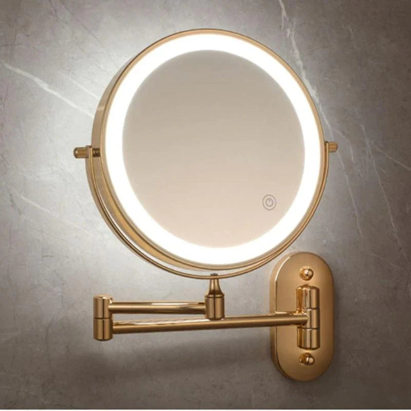 Espejo cosmético de pared con iluminación LED y aumento - Image 6