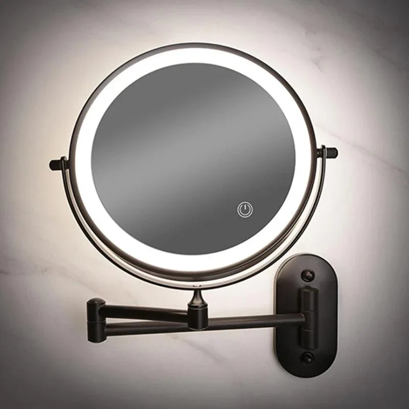 Espejo cosmético de pared con iluminación LED y aumento - Image 9