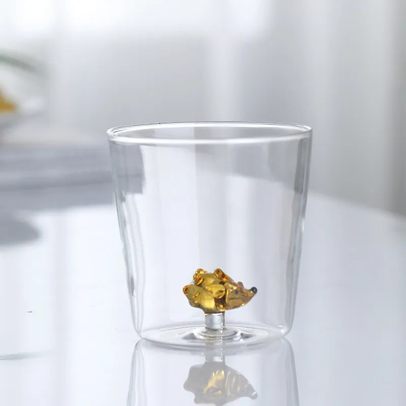 Vaso Decorativo Con Figura De Conejo | Cristalería Artesanal De Mesa-glasses-SeemSeem
