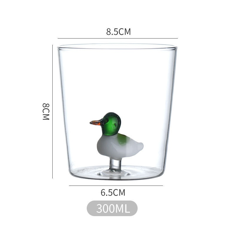 Vaso Decorativo Con Figura De Conejo | Cristalería Artesanal De Mesa-glasses-SeemSeem