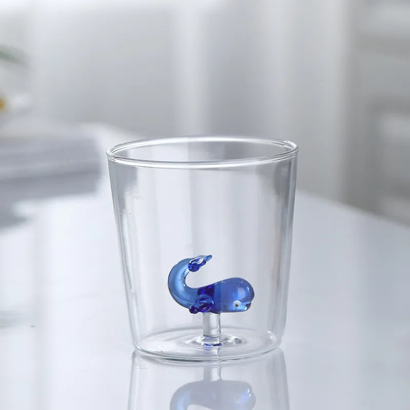 Vaso Decorativo Con Figura De Conejo | Cristalería Artesanal De Mesa-glasses-SeemSeem